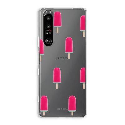 Waterijsje: Sony Xperia 1 III Transparant Hoesje