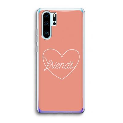 Friends heart: Huawei P30 Pro Transparant Hoesje