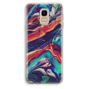 Chameleon Sun: Samsung Galaxy J6 (2018) Transparant Hoesje