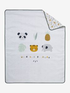 Buitentapijt ecru junglemotief