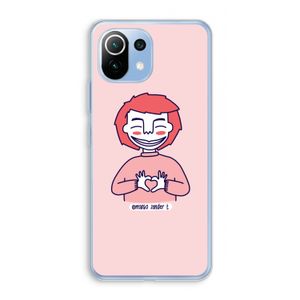 Hartje: Xiaomi Mi 11 Lite Transparant Hoesje