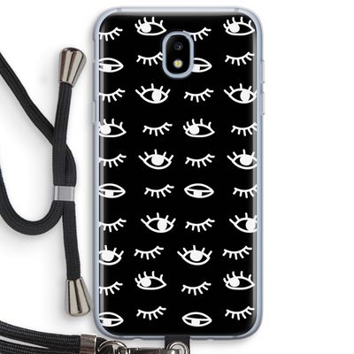Eye pattern #3: Samsung Galaxy J5 (2017) Transparant Hoesje met koord