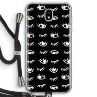 Eye pattern #3: Samsung Galaxy J5 (2017) Transparant Hoesje met koord Eye pattern #3: Samsung Galaxy J5 (2017) Transparant Hoesje met koord