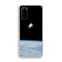 Alone in Space: Samsung Galaxy S20 Transparant Hoesje - thumbnail