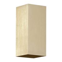 Searchlight Wall Wandlamp Vierkant - H 15,4 cm - Goud