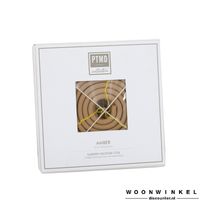 PTMD Incense coil Amber 4 pcs with holder L - thumbnail