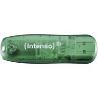 Intenso Rainbow Line USB-stick 8 GB Groen 3502460 USB-A 2.0 Intenso Rainbow Line USB-stick 8 GB Groen 3502460 USB-A 2.0