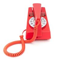 GPO Druktoetsen Trim Telefoon - 60&apos;s Design - Rood