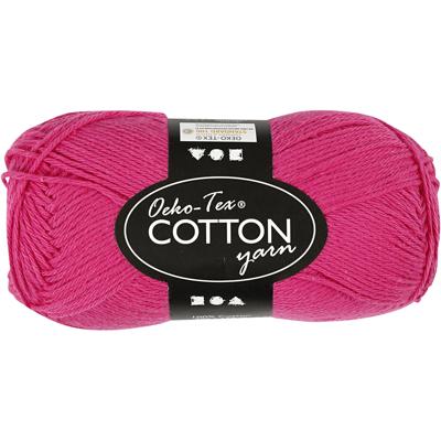 Creativ Company Katoengaren, roze, 50gr, 170m