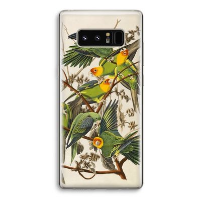 Carolinaparkiet: Samsung Galaxy Note 8 Transparant Hoesje