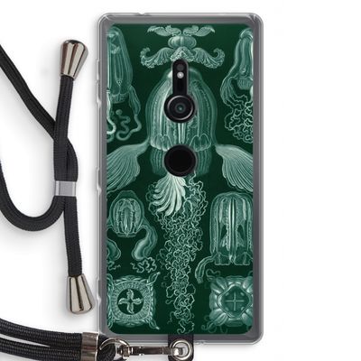 Haeckel Cubomedusae: Sony Xperia XZ2 Transparant Hoesje met koord