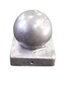 Waelbers Paalornament 71mm met kogel RVS - 25 Stuk(s) - 420117.09