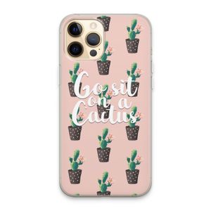 Cactus quote: iPhone 13 Pro Max Transparant Hoesje