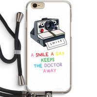 Smile: iPhone 6 / 6S Transparant Hoesje met koord