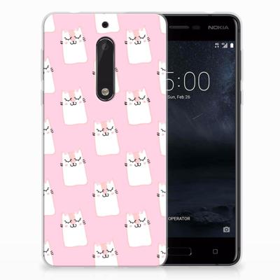 Nokia 5 | TPU Hoesje | Sleeping Cats