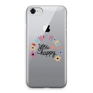 Happy days: iPhone 8 Transparant Hoesje