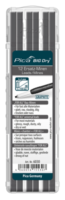 Pica 6030 BIG Dry Navulling | Grafiet - PI6030
