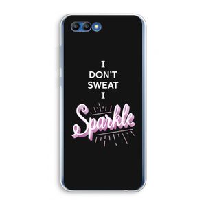 Sparkle quote: Honor 10 Transparant Hoesje