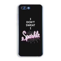 Sparkle quote: Honor 10 Transparant Hoesje
