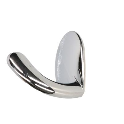 Luxe plakhaken / handdoekhaken - chroom glans - 3 x 3,7 cm - handdoeken/theedoeken ophangen