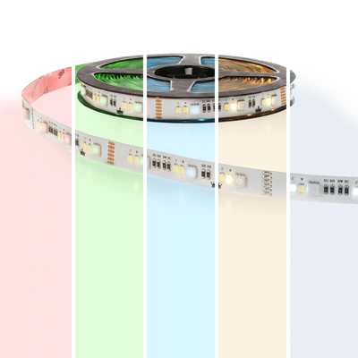 4 meter led strip RGBW budget - 36 leds pm - 24v ip20