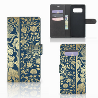 Samsung Galaxy Note 8 Hoesje Beige Flowers - thumbnail