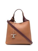 Tod's sac cabas à breloque T - Marron