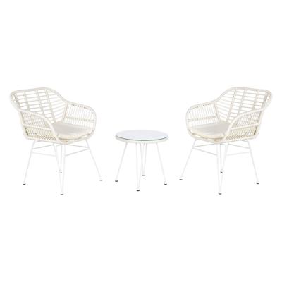 Tafel met twee stoelen DKD Home Decor 56 x 57,5 x 82 cm