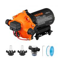 VEVOR 12V waterdruk membraanpomp zelf aanzuigende pomp 70 PSI 5,5 GPM boot auto