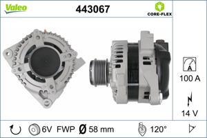 Valeo Alternator/Dynamo 443067