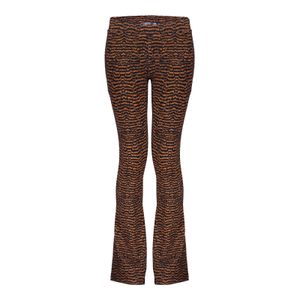 Geisha Meisjes legging - Zebra AOP - Cognac / Zwart