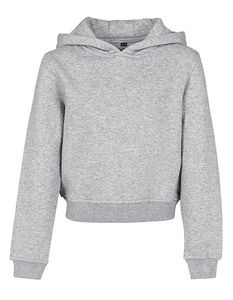 Build Your Brand BY113 Girls Cropped Sweat Hoody