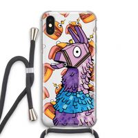 Loot Burger: iPhone X Transparant Hoesje met koord