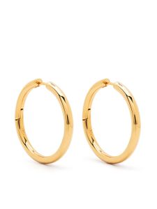 Missoma grandes boucles d'oreilles tunnel en laiton