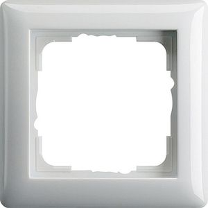 Gira afdekraam standaard 55 1 voudig zuiverwit glanzend RAL9010 021103