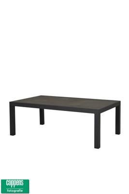 Qopps Atlanta koffie tafel 120 x 70 antraciet