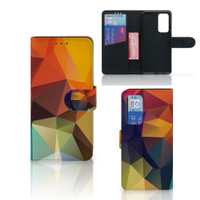 Huawei P40 Book Case Polygon Color - thumbnail