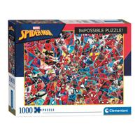 Clementoni - puzzel 1000 stukjes - impossible spiderman - puzzel voor volwassenen en kinderen - 14-99 jaar
