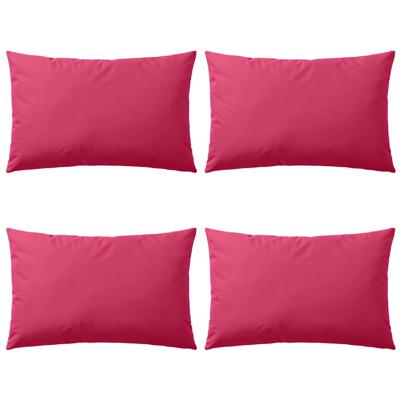 VidaXL Buitenkussens 60x40 cm roze 4 st