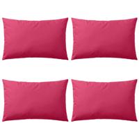 VidaXL Buitenkussens 60x40 cm roze 4 st