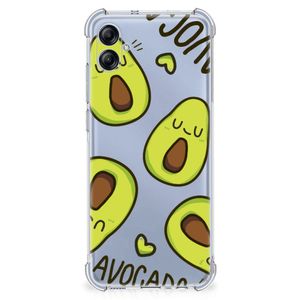 Samsung Galaxy A04e Stevig Bumper Hoesje Avocado Singing