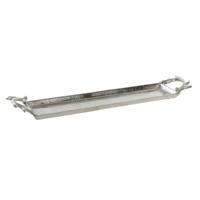 Tafeldecoratie Home ESPRIT Zilverkleurig Aluminium 69 X 13 X 5 cm
