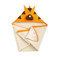 3 Sprouts - Hooded Towl - Orange Tiger - thumbnail