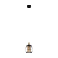 EGLO CHISLE pendant light hangende plafondverlichting Flexibele montage E27 40 W Zwart, Brons - thumbnail