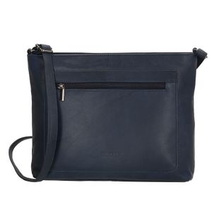 Beagles Leather Schoudertas Santa Lucia Navy