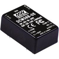 Mean Well DCW08B-05 DC/DC-converter 8 W Aantal uitgangen: 2 x Inhoud 1 stuk(s) - thumbnail