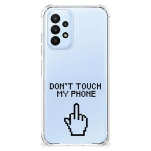 Samsung Galaxy A23 Anti Shock Case Finger Don't Touch My Phone