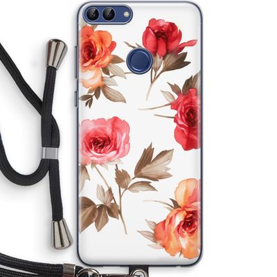 Roosjes: Huawei P Smart (2018) Transparant Hoesje met koord