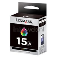 Lexmark Nr. 15 retourprogramma kleuren inktcartridge - thumbnail