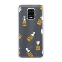 Ananasjes: Xiaomi Redmi Note 9 Pro Transparant Hoesje